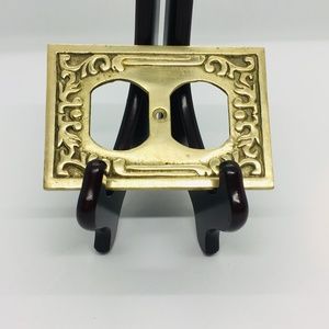 1 Decorative Brass Light Switches Plates